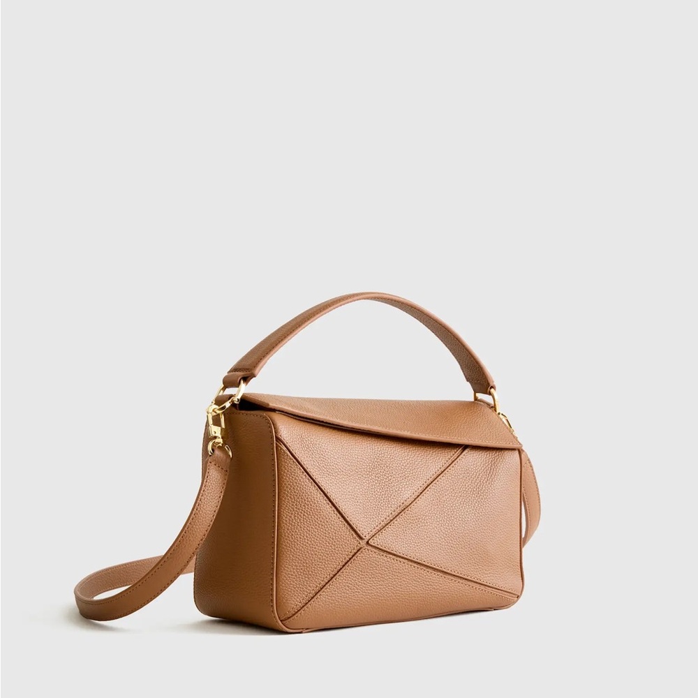 Quince Italian Leather Patchwork Crossbody - Picture 2 of 3